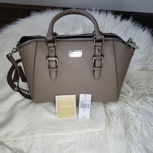 Michael Kors Ciara Satchel Leather